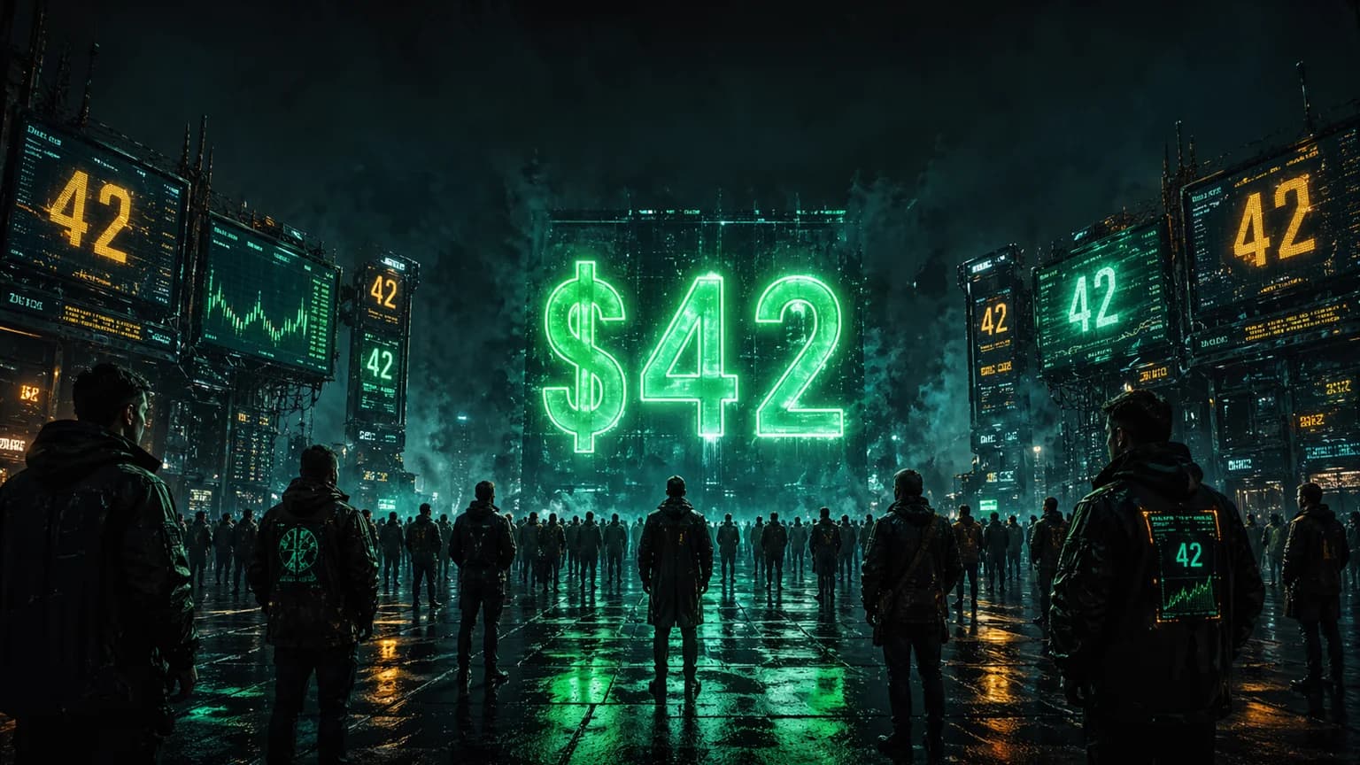 42 Just Ripped 1,328% in a Day, and Solana May Be Rotating Back Into Old Number Memes