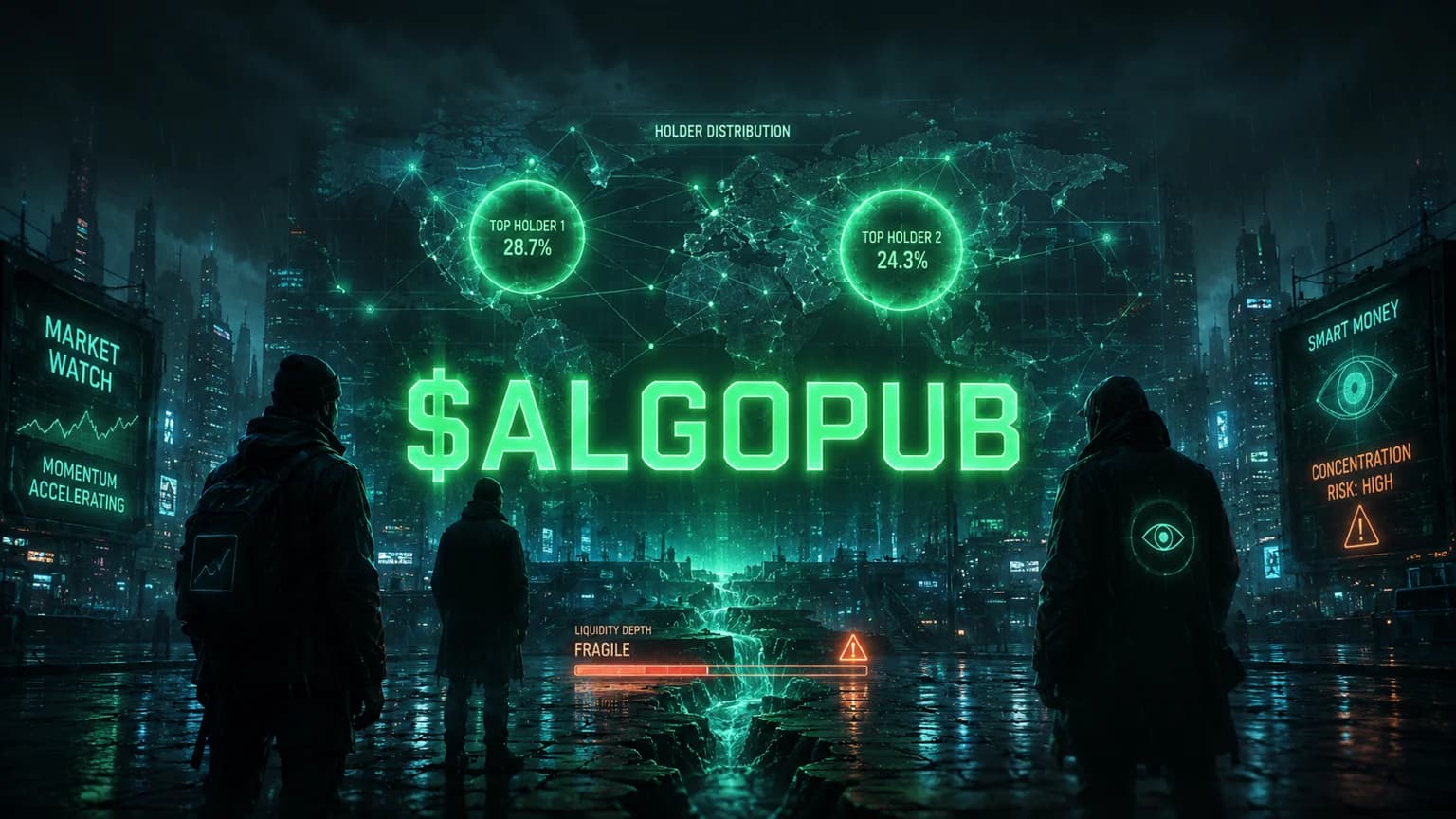 $ALGOPUB Caught Three Watched Wallets Early, but the Holder Map Is Already Doing a Lot of the Talking