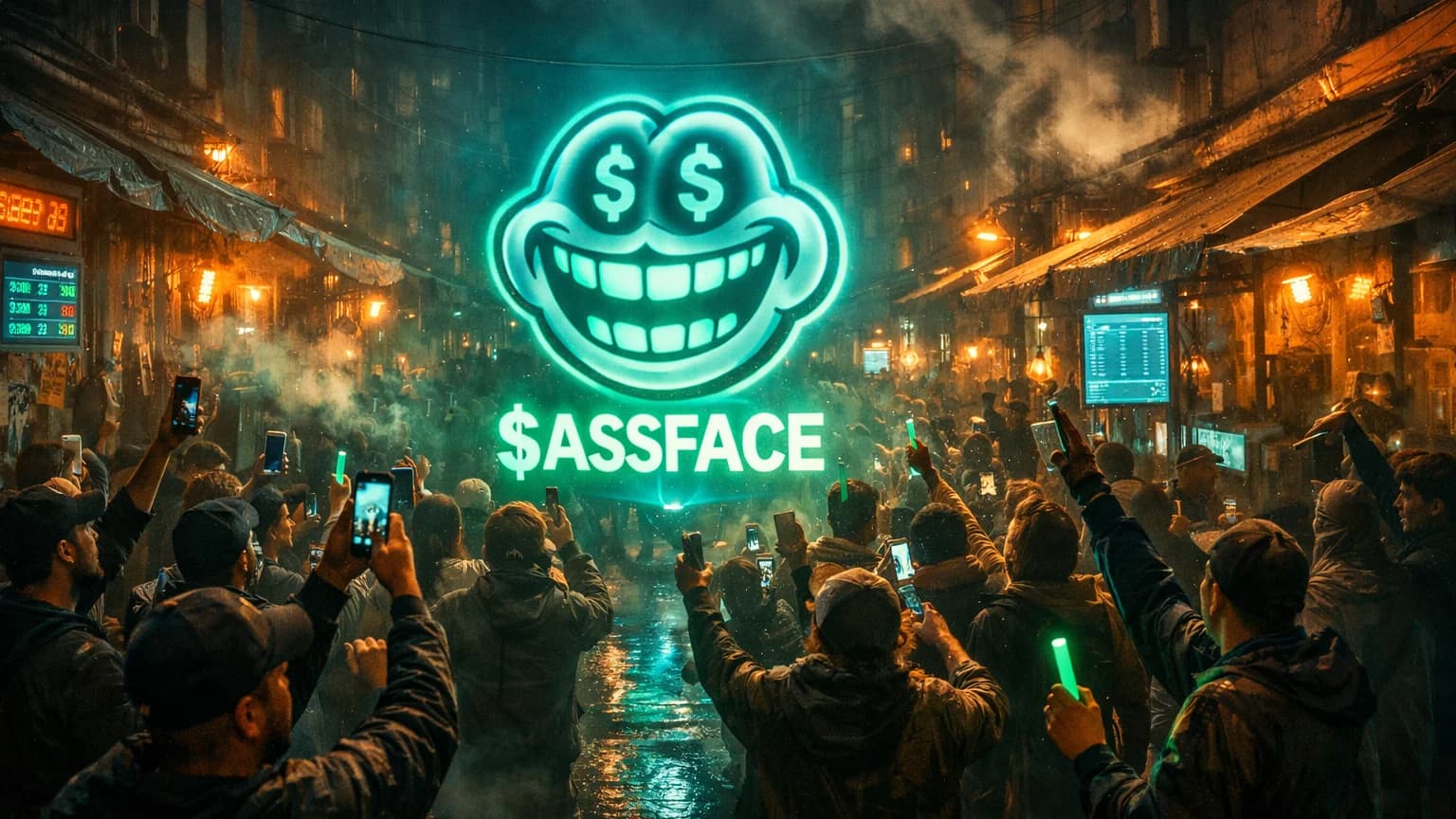 ASSFACE Did $1.59M in Volume on a $294K Solana Chart, and Degens Clearly Want the Dumbest Thing in the Room