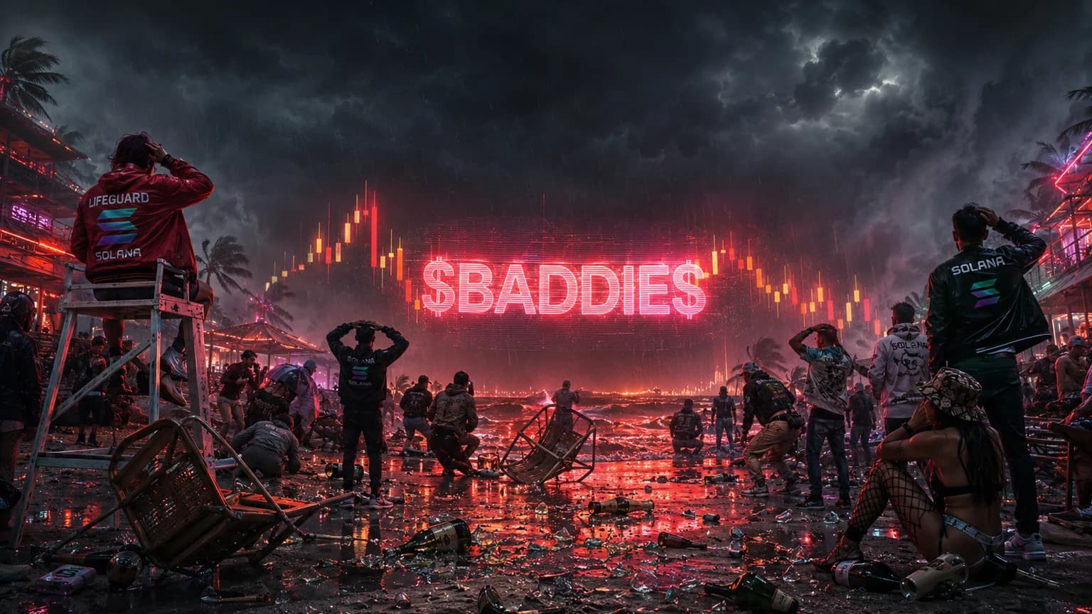 Beach Baddies caught the tape, then reminded Solana why speed kills first