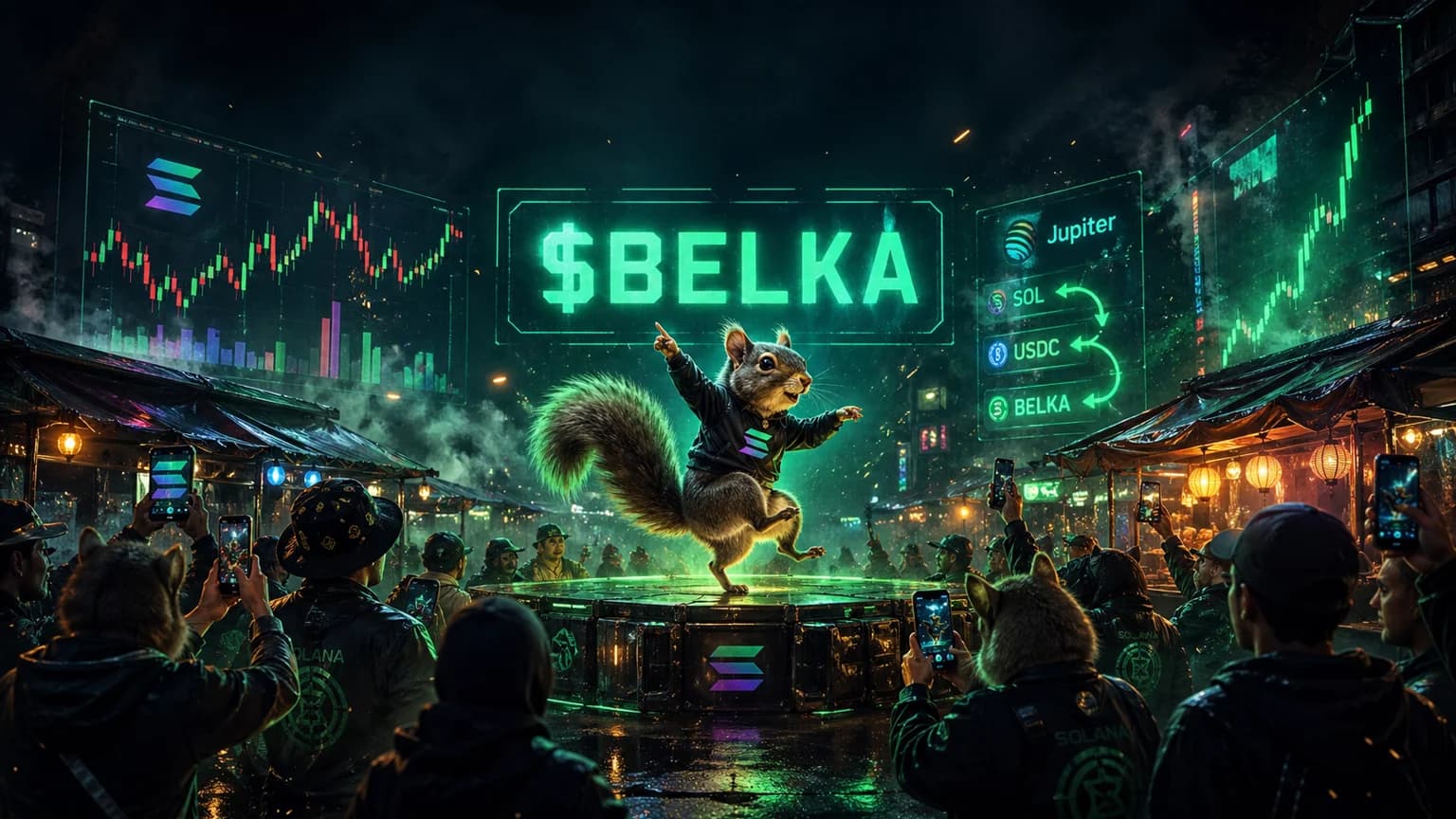 BELKA Just Did $1.19M in Volume as Solana Turned a Dancing Squirrel Into a Live Trade