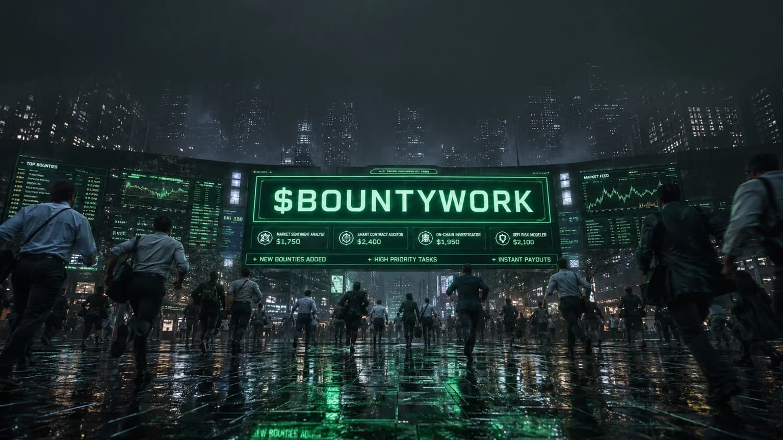 Bountywork Turned Grindset Irony Into a Solana Sprint With Cleaner Structure Than Most Same-Day Boards