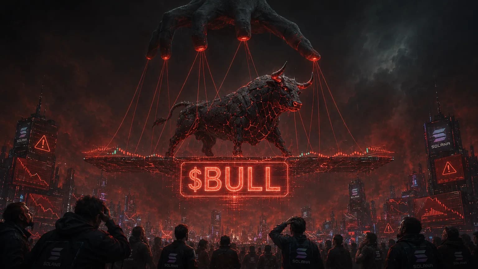 Last Bull Standing ($BULL) Has Solana's Attention, but the Holder Map Already Looks Like a Rug-Risk Warning