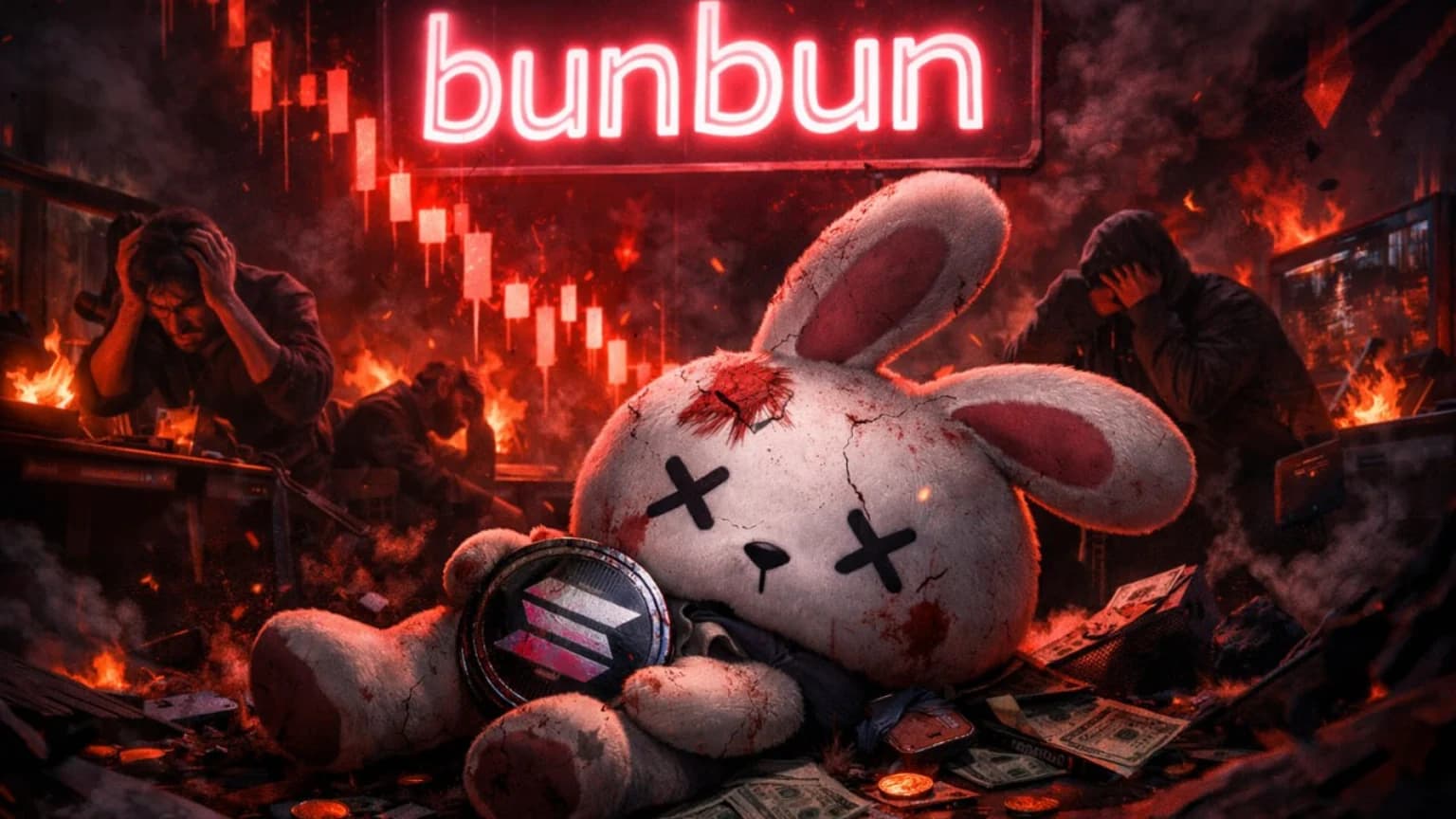 bunbun Put Up $574K in Turnover, Then Speedran a 91% Collapse Before the Day Was Even Over