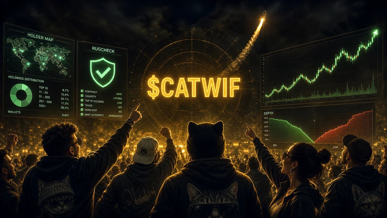 $CATWIF Is Getting a Real Second-Day Handoff, and That Makes This Solana Cat Board Harder to Dismiss
