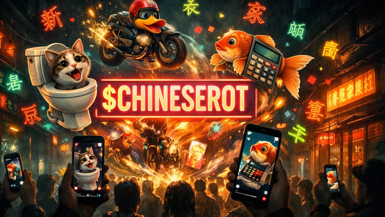 Chinese Brainrot Pumps 795% as TikTok's AI Surrealism Meta Invades Solana — 30,000 Transactions in 4 Hours