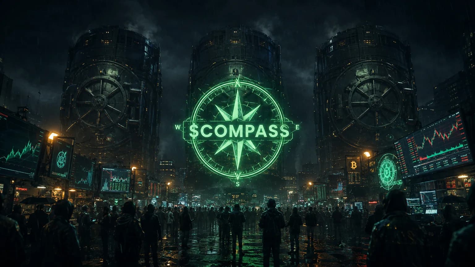 COMPASS Turned 40 Minutes of Solana Chaos Into $1.33M of Flow, but 42.0% of Supply Is Already Sitting in Three Wallets