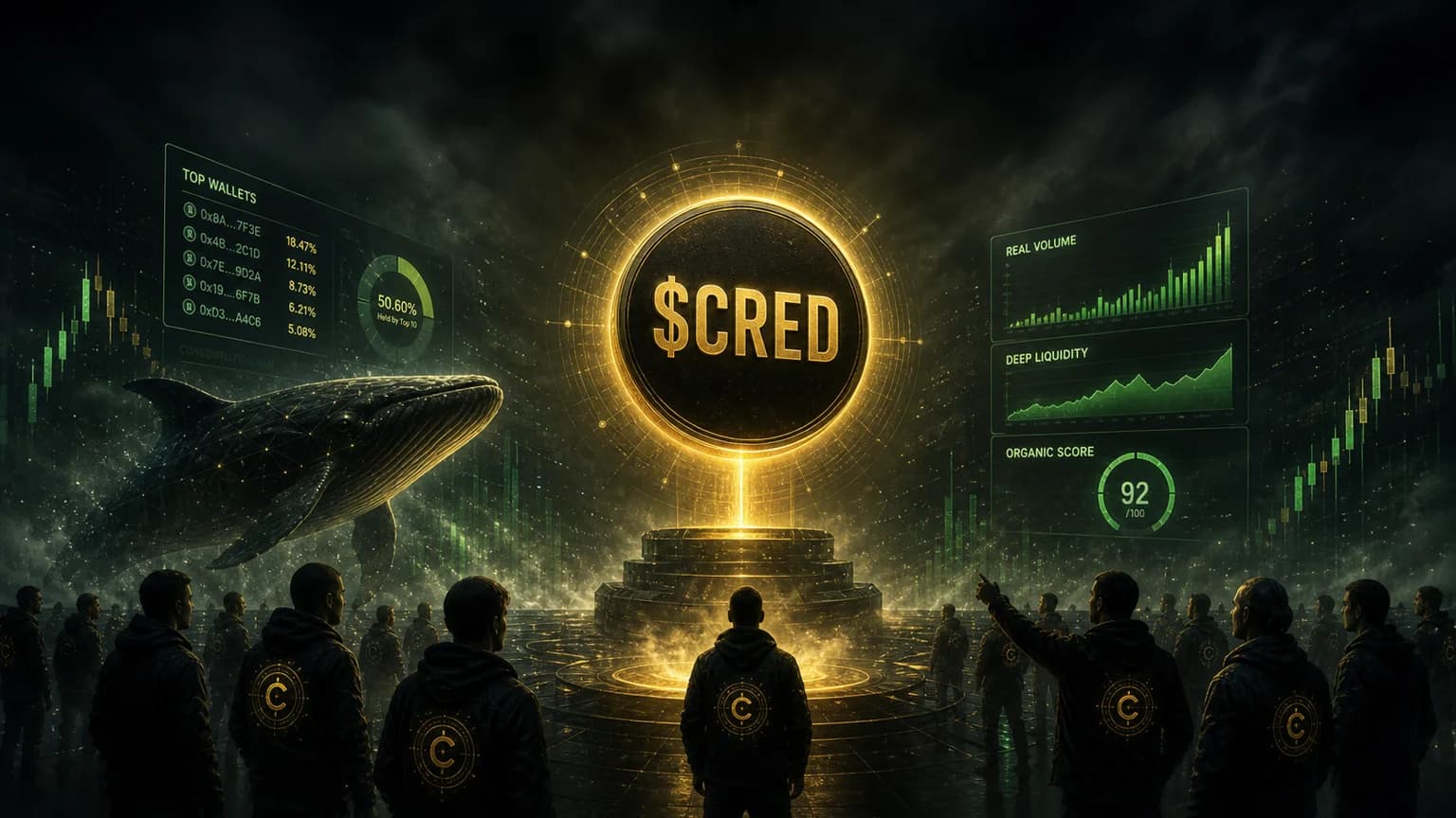$CRED Hits Jupiter Runners, but the Holder Stack Is the Whole Trade