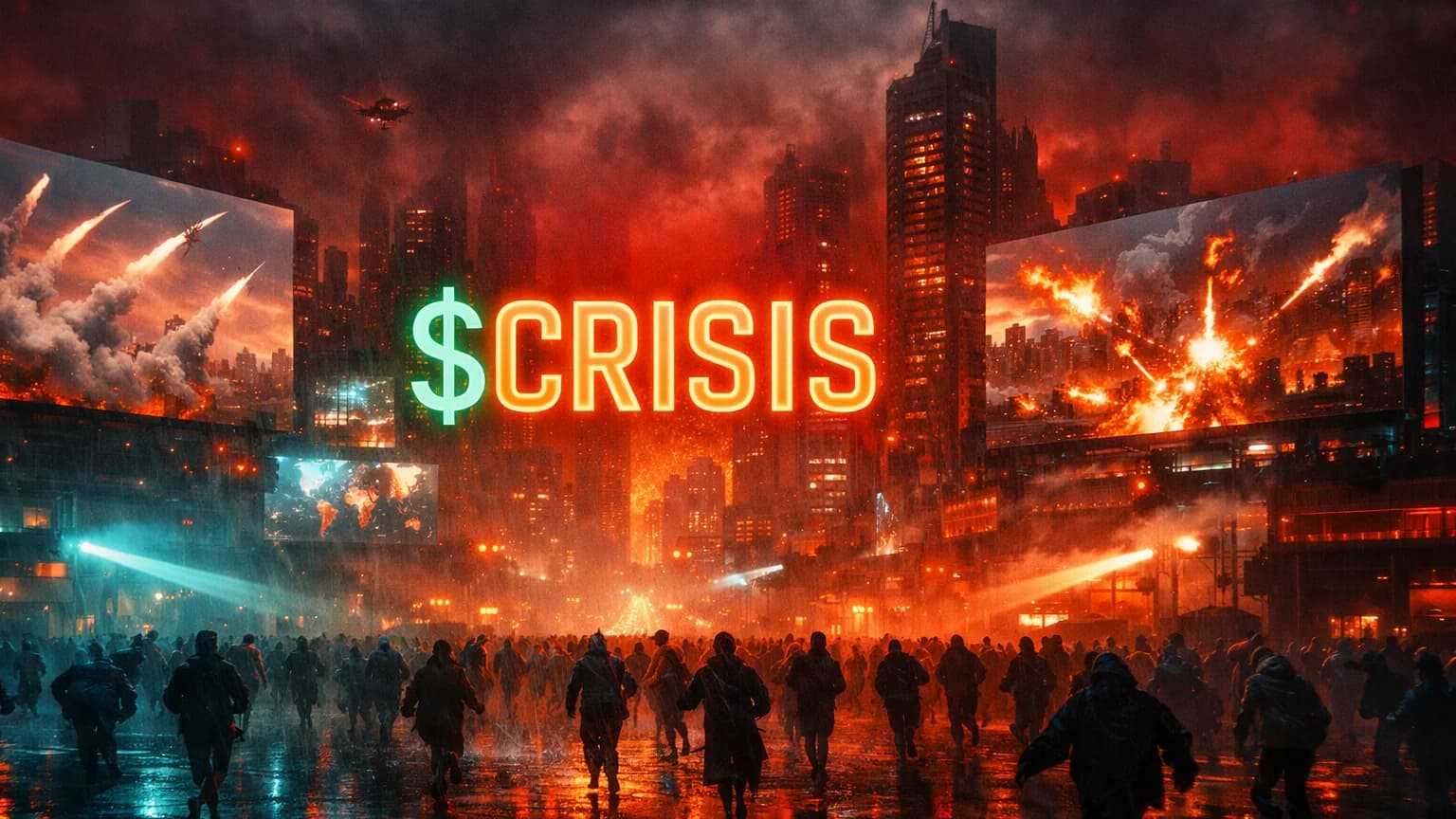 22,550 Trades in 24 Hours: $CRISIS Turns Global Panic Into a 919% Degen Play