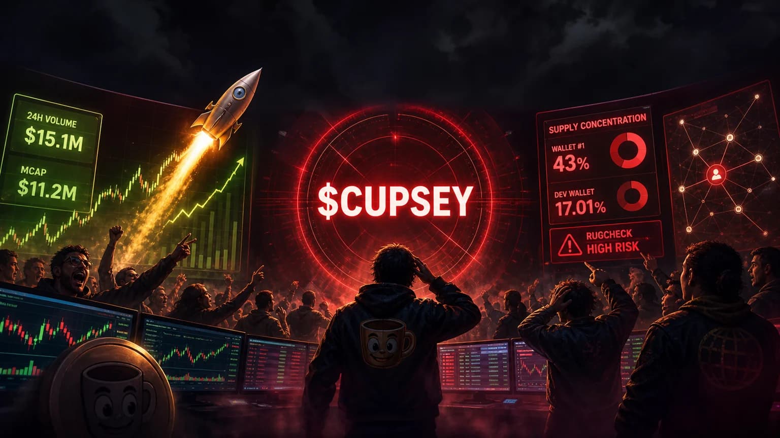 $CUPSEY Exploded After a CT Mention, but the Real Story Now Sits Inside a Crowded Solana Holder Map
