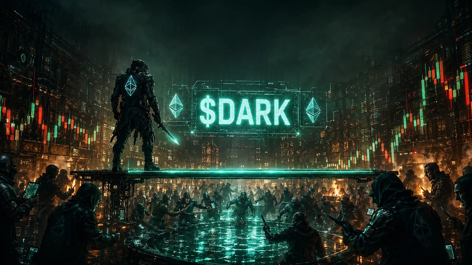 DARK RAIDER Turned $16.5K of Ethereum Liquidity Into a $746K Volume Knife Fight in Barely an Hour