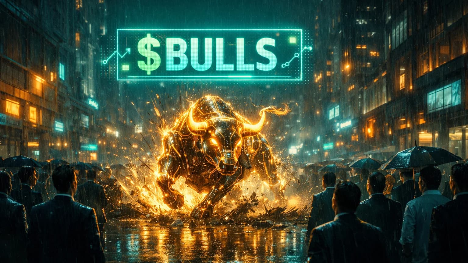 DELUSIONAL BULLS Pumps 397% With Actual Brand Infrastructure — A Pump.fun Launch That Bothered to Build a Website