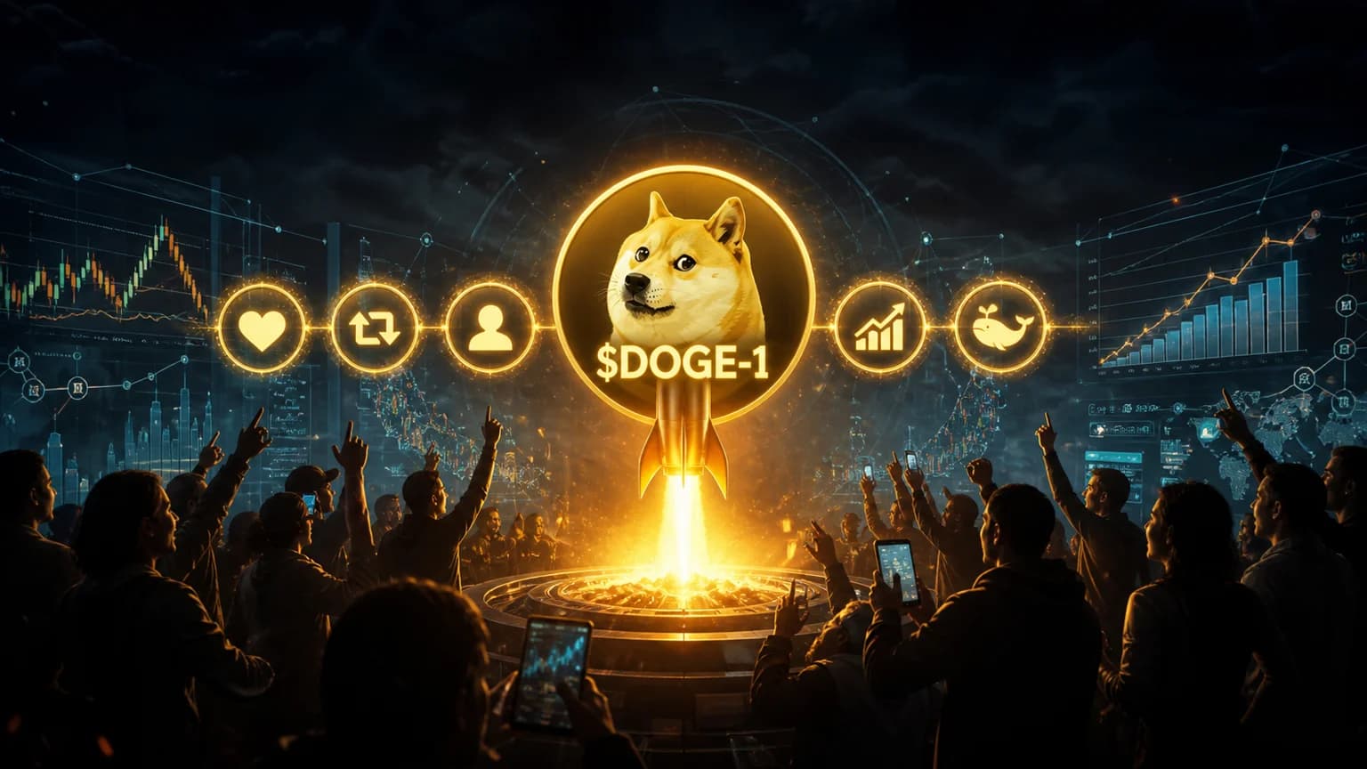 $DOGE-1 Graduated With CT Heat, But the Real Tell Is the Holder Map