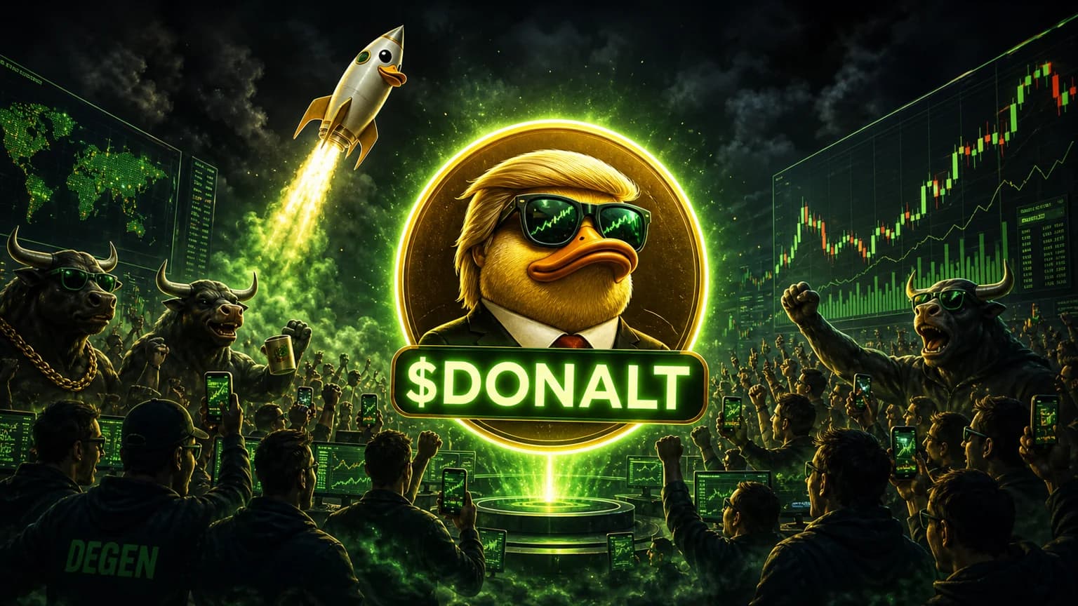 $DONALT Is Trading Like a Real Solana Culture Bid, Not Just a Launchpad Gag