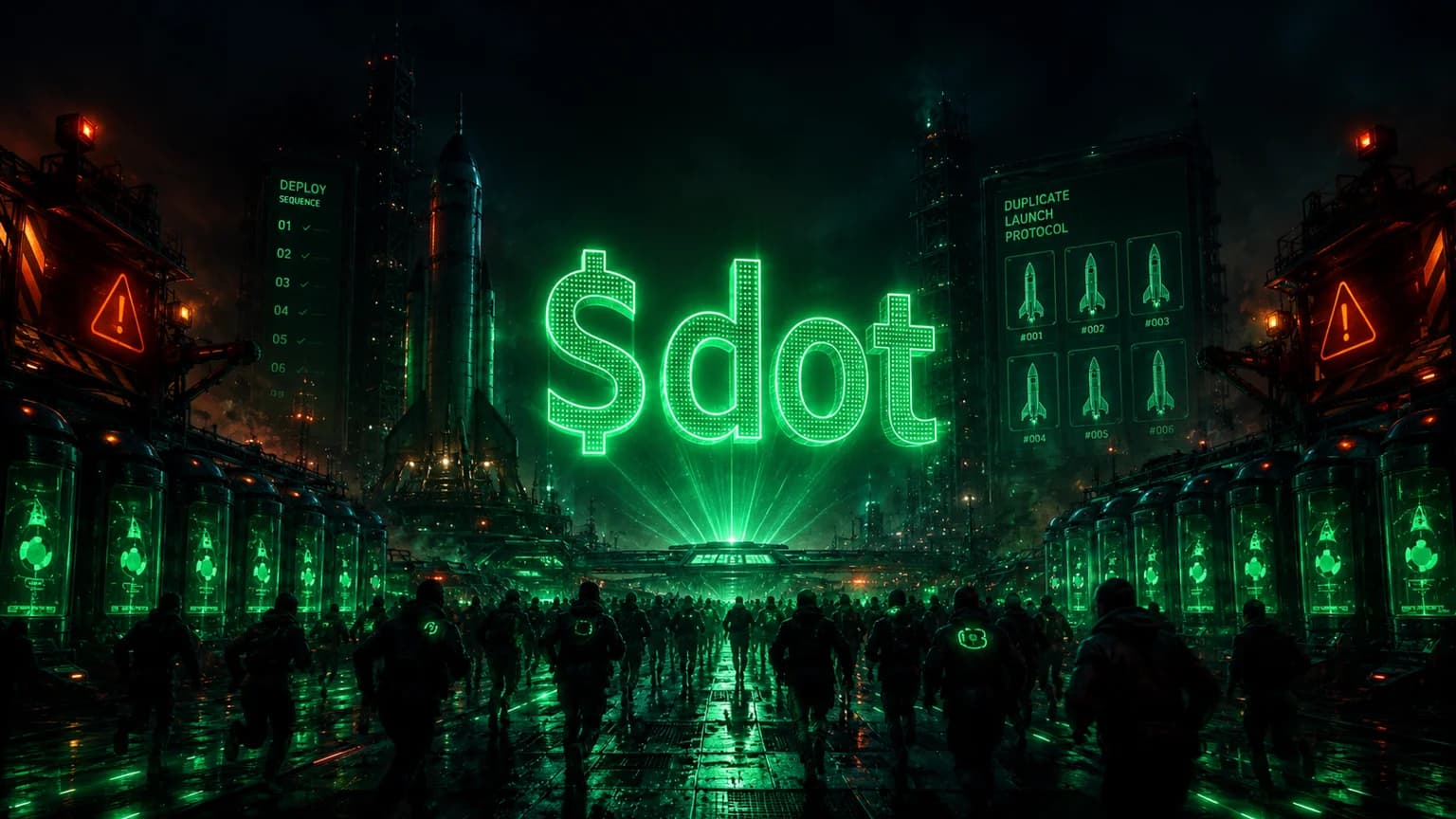 A Solana Token Called dot Ripped 2,109% on $594.6K of First-Hour Volume — but the Deployer Has 18 Other Launches