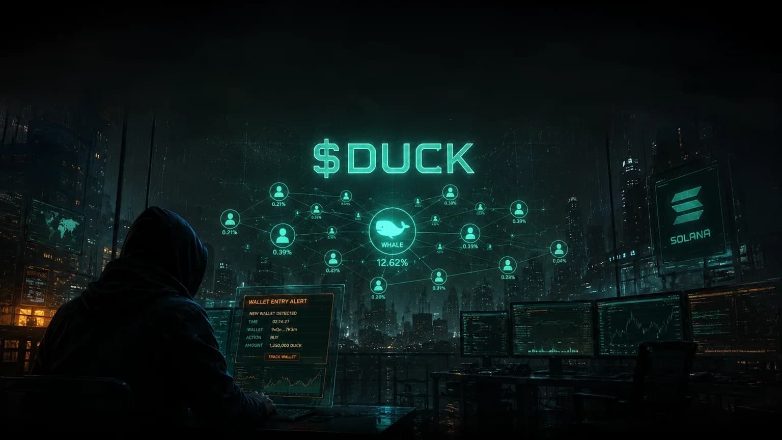 $DUCK Just Pulled a Watched Wallet Back In, but the Holder Map Is Still the Real Trade