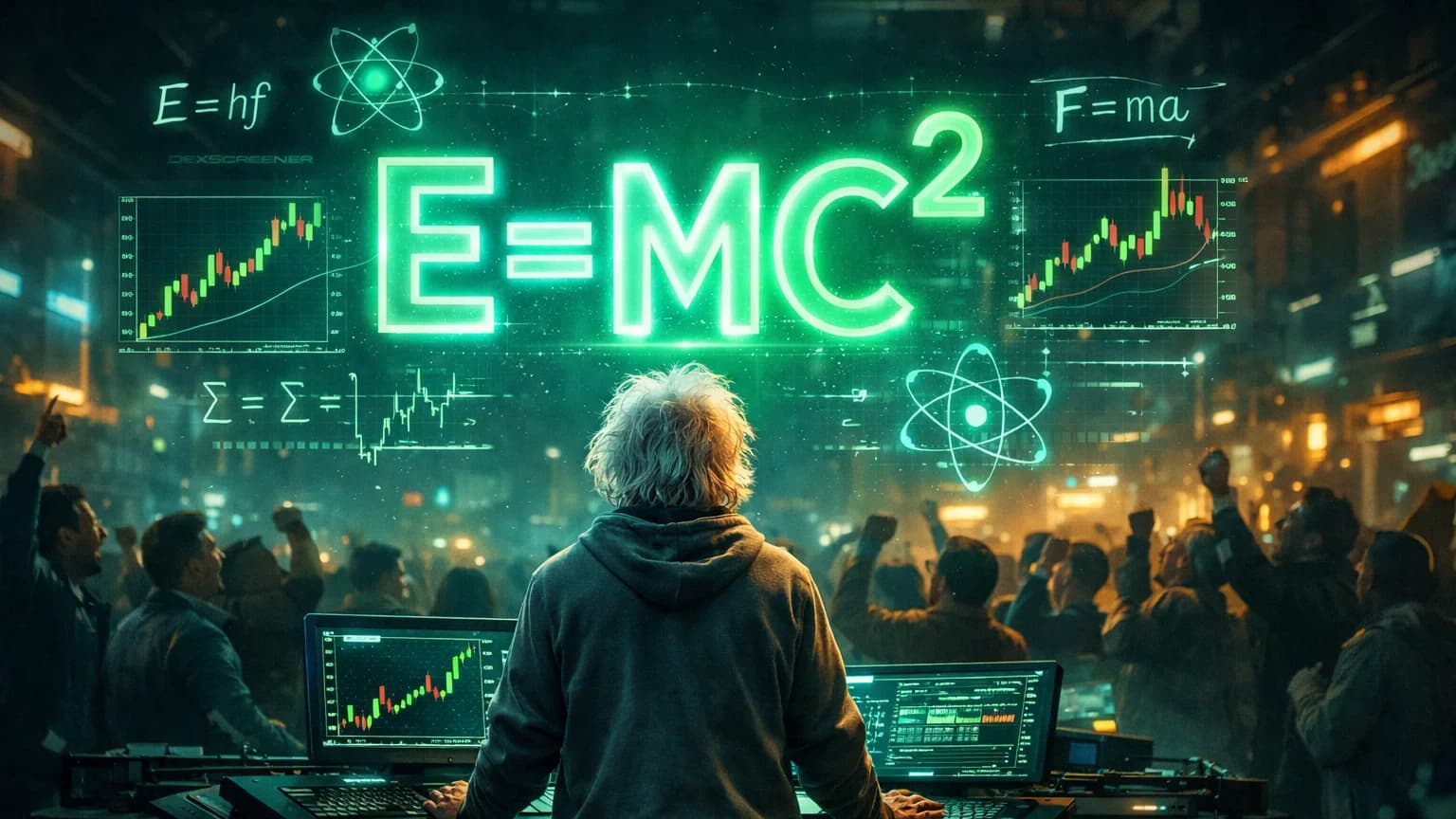 A Physics Formula Just Broke DexScreener: E=MC² Rips 1,102% in Under 5 Hours