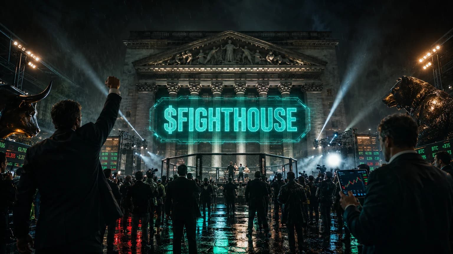 $FIGHTHOUSE Is Riding the White House UFC Headline, but the Real Test Starts After the First 548% Burst