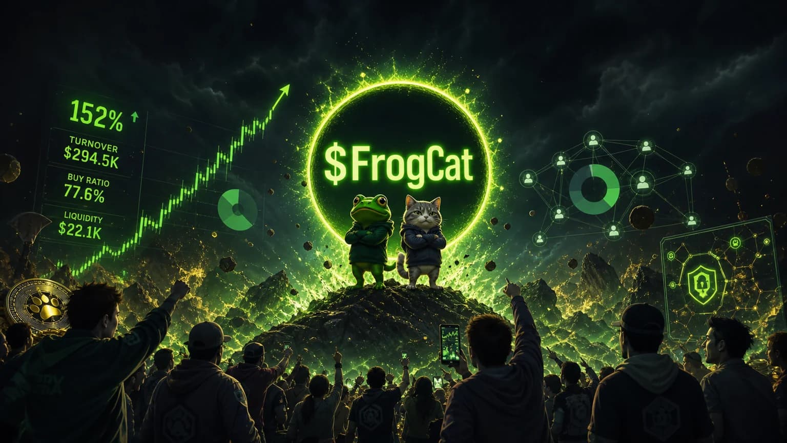 FrogCat Put Up the Cleanest Early Solana Tape of the Morning