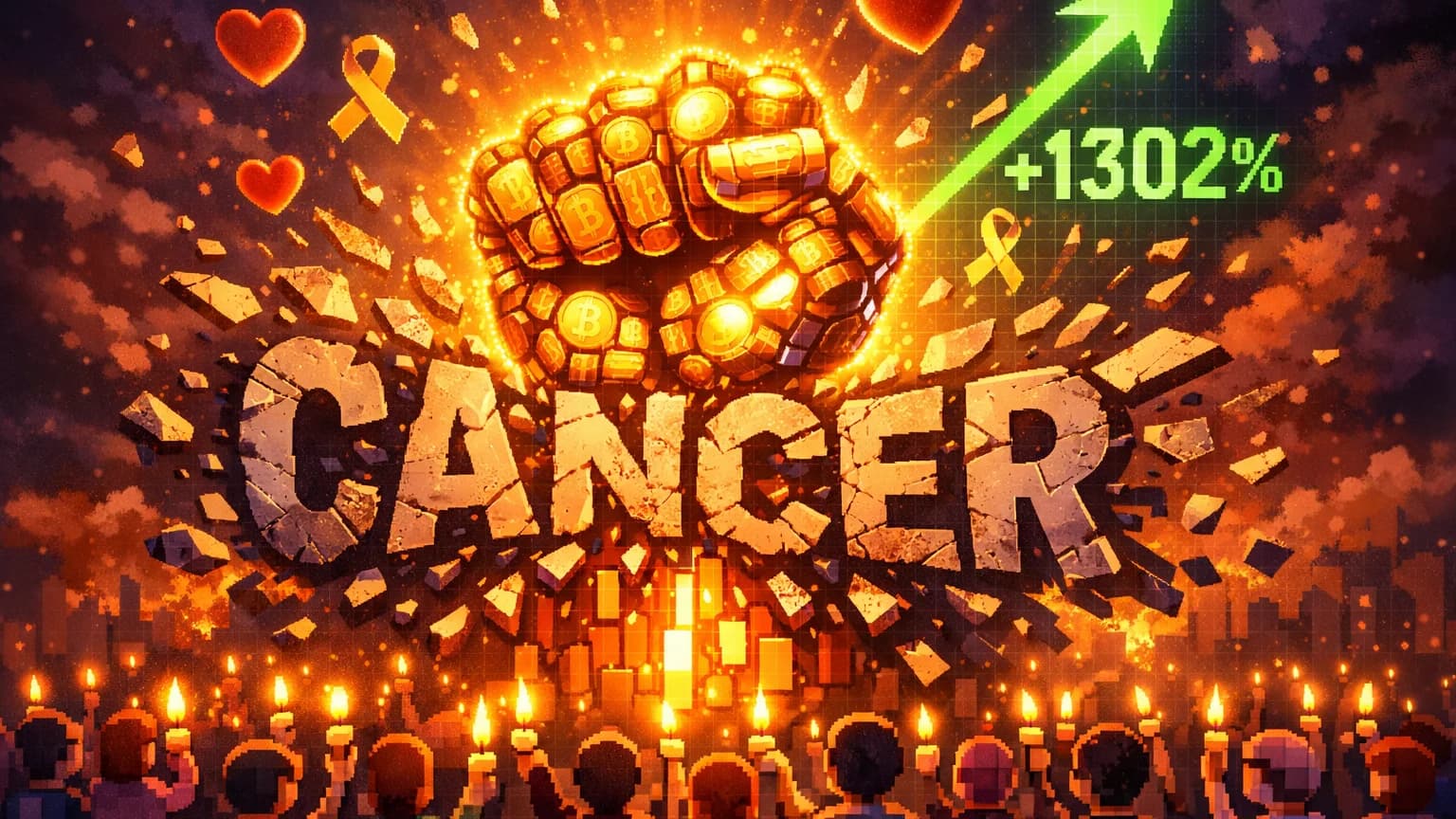 $FUCKCANCER Surges 1,302% on Solana — When Meme Coins Try to Do Actual Good