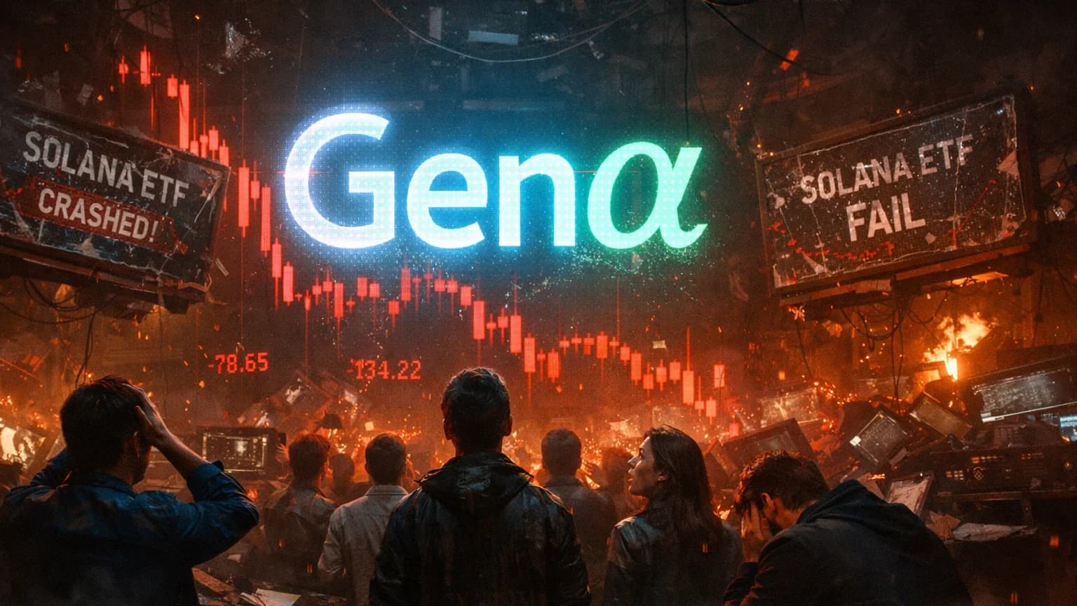 Genα Speedran Solana Hype Into a 93% Wipeout, Then the Holder Map Made Recovery Look Ridiculous