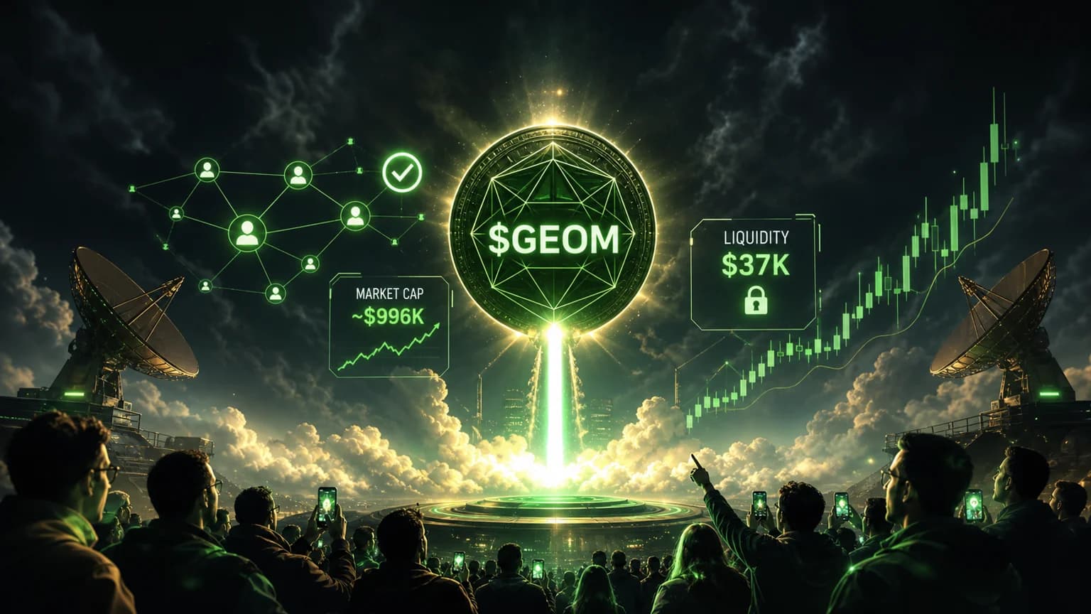 $GEOM Just Turned a First-Day Solana Launch Into a $2.49M Volume Test