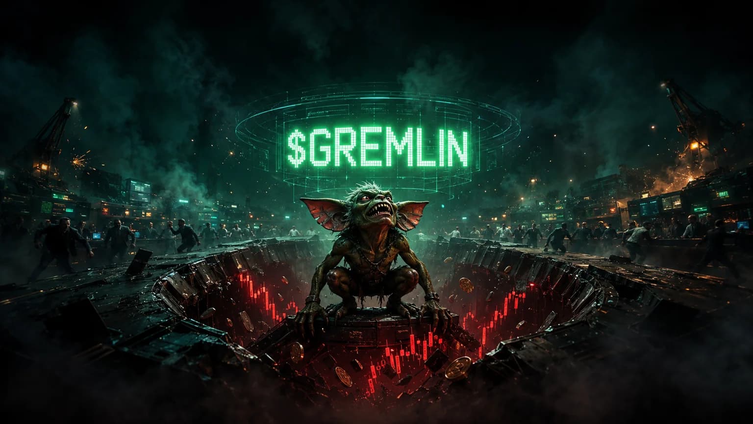 GREMLIN Just Forced $570K Through a $4.5K Solana Shell, and the 98% Hourly Wipeout Is the Whole Story