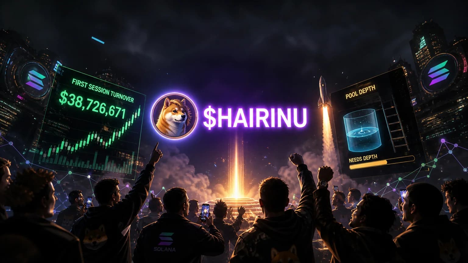 $HAIRINU Rips Through $3.2M Volume While Liquidity Stays Thin