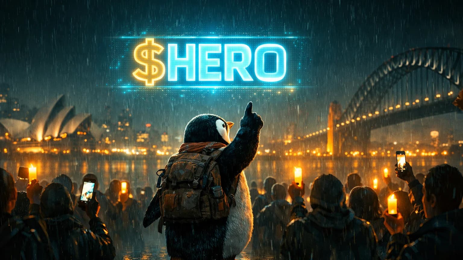 A Meme Coin Born From Tragedy: How $Hero Turned a Sydney Attack Into a Charity Movement — Then Pumped 46%