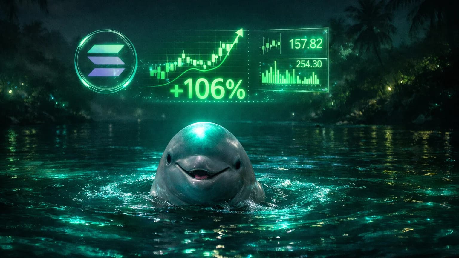 $1.16M Volume. $73K Market Cap. Meet the Irrawaddy Dolphin Meme Coin.