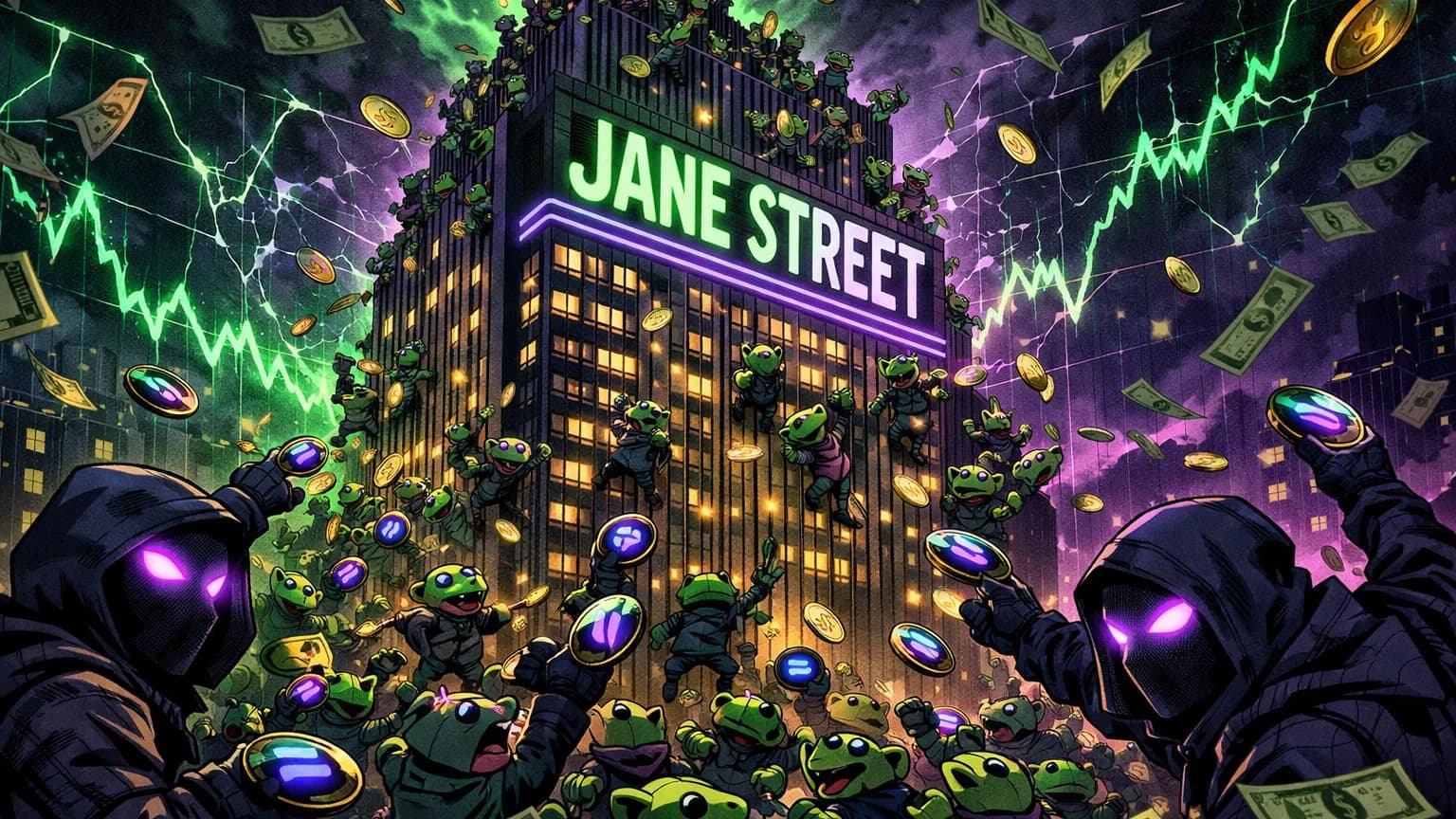 $JaneStreet Surges 500% on Solana as Degens Turn Wall Street's Biggest Lawsuit Into a Memecoin