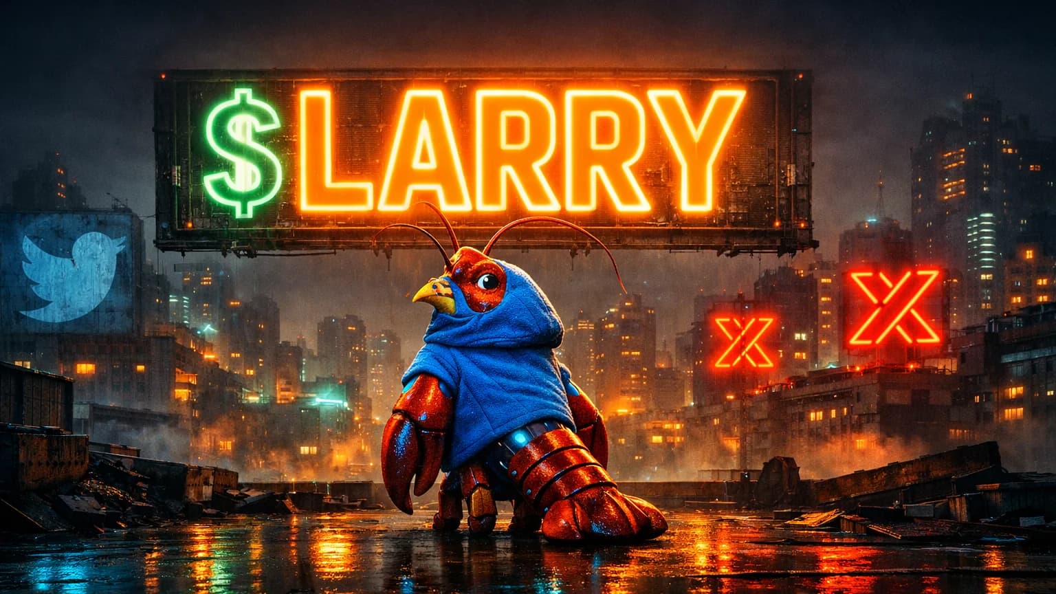 A Lobster Named Larry Just Pumped 1,860% on Jupiter — and Yes, It's About That Twitter Bird