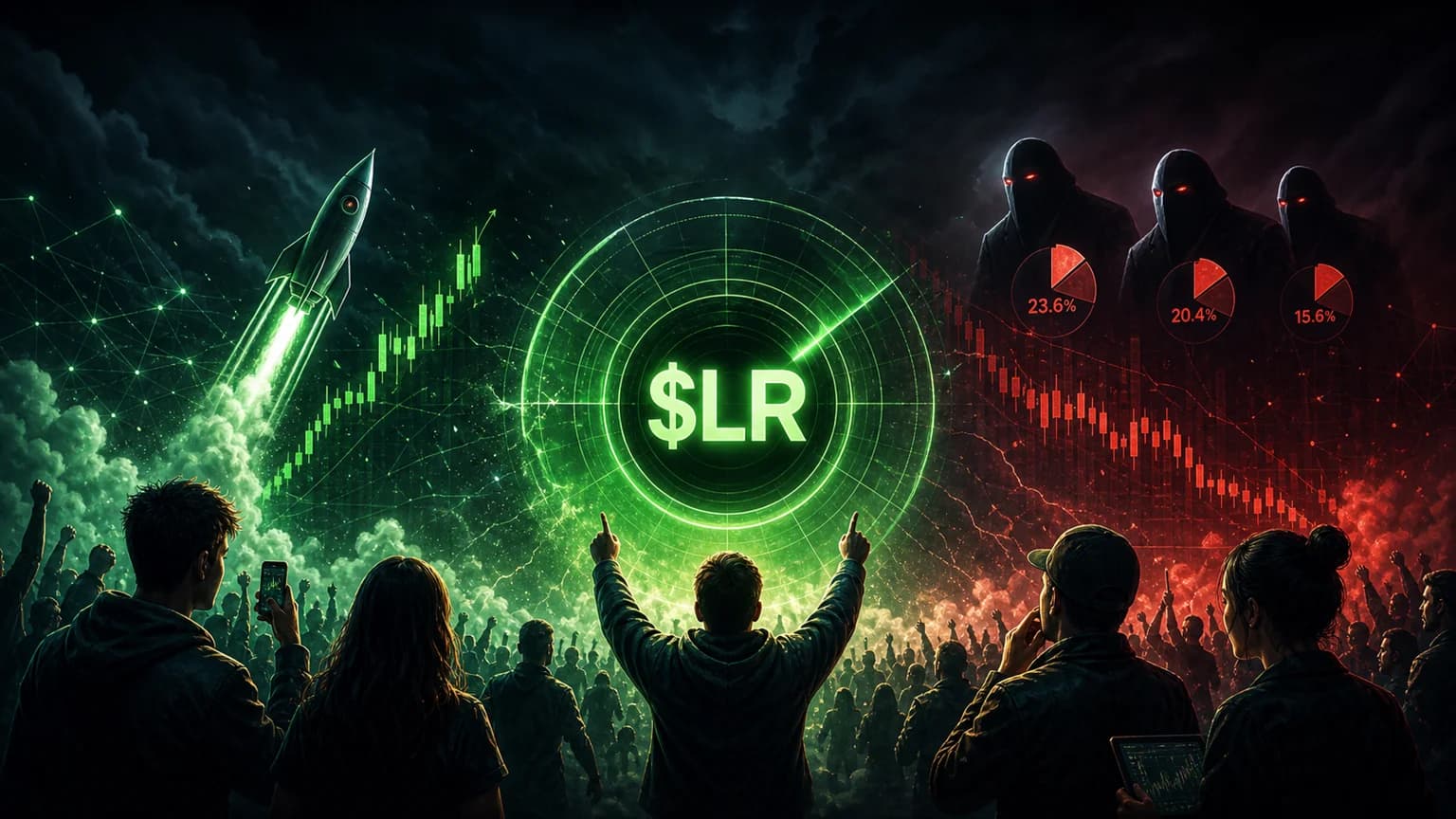 $LR Printed $3.4M of Solana Volume in Barely Two Hours, but 59.6% of Supply Still Sits With Three Wallets