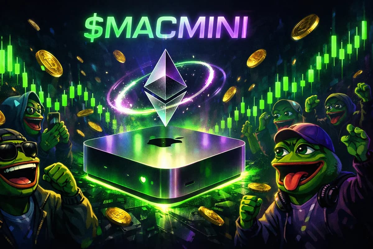 $MACMINI Hits $179K Market Cap in Under 20 Hours — Apple's Iconic Hardware Gets the Meme Token Treatment on Ethereum