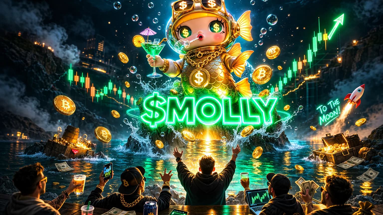 A Pop Mart Doll Just Spawned a 5,600% Solana Meme Coin — And the Fish Refuses to Die