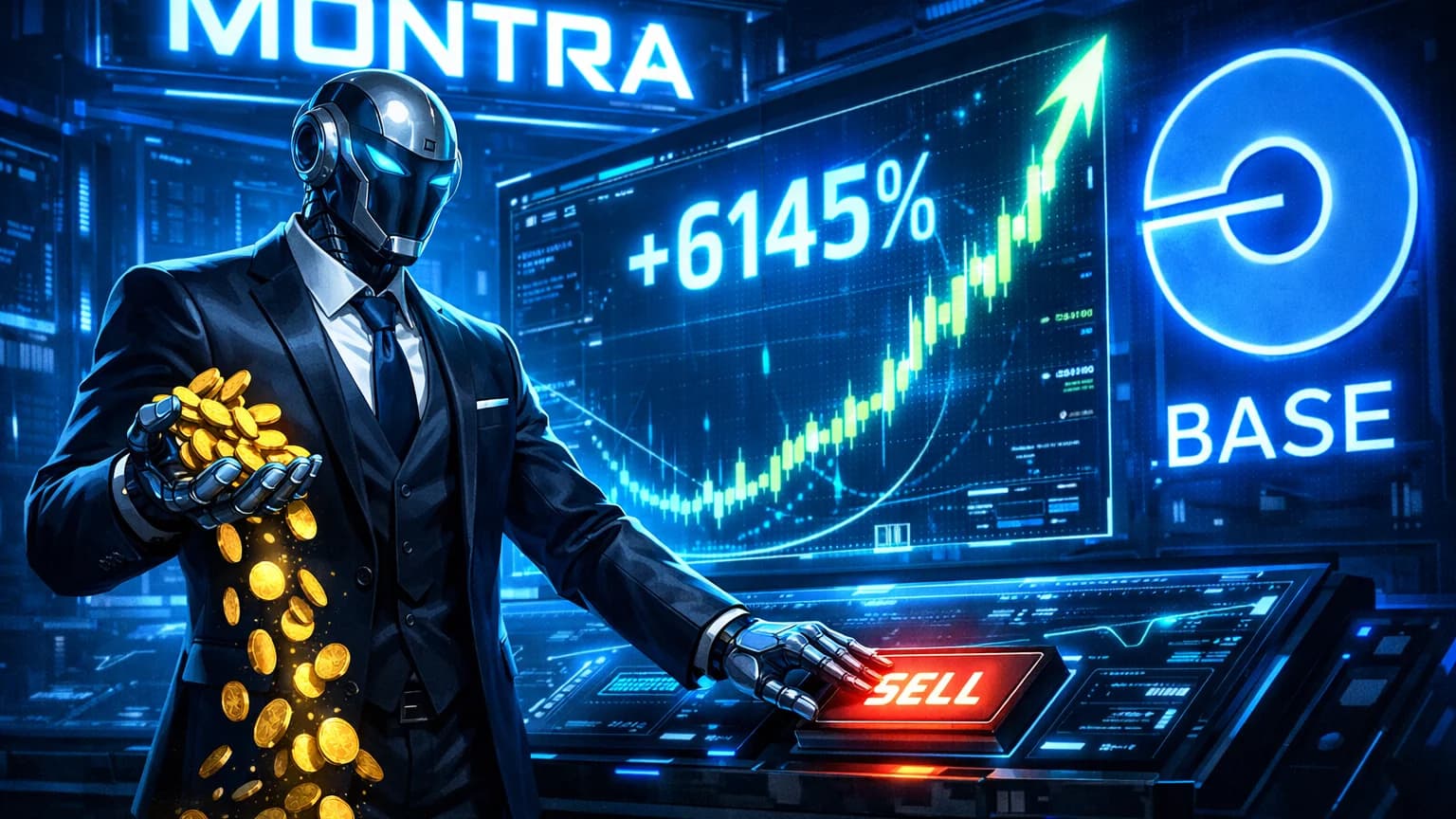 $MONTRA Explodes 6,145% on Base — But a 31% Buy Ratio Says Smart Money Is Already Leaving