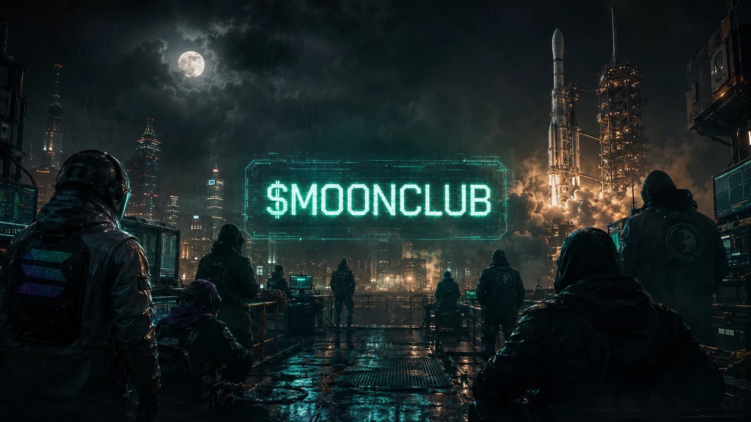 Moon Club Turned a 4-Hour Solana Launch Into an $866K Volume Sprint on Pure Terminal-Core Vibes