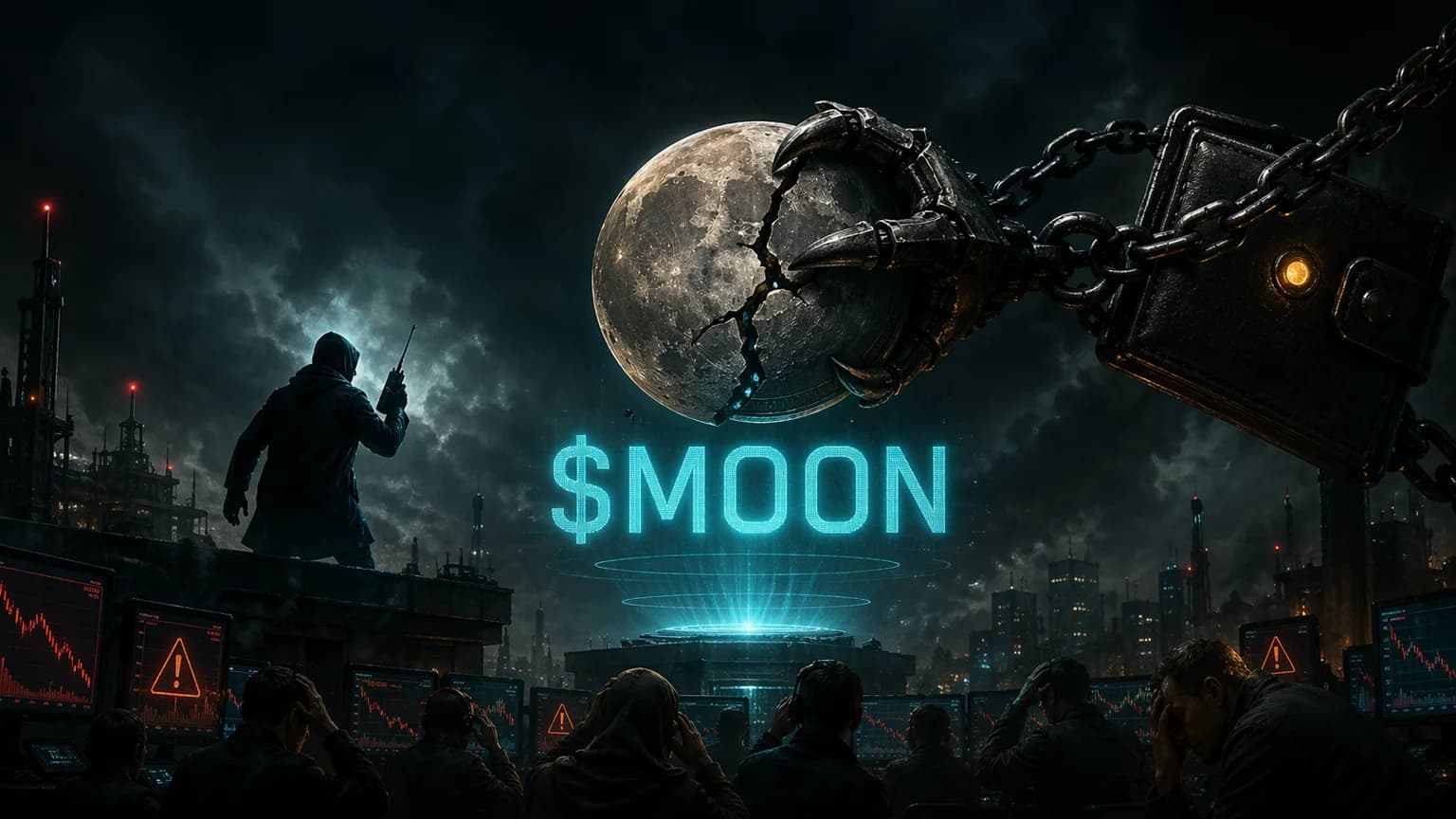 chinapumpwxc Just Gave $MOON a 305K-Follower Push, but One Wallet Still Controls Half the Supply