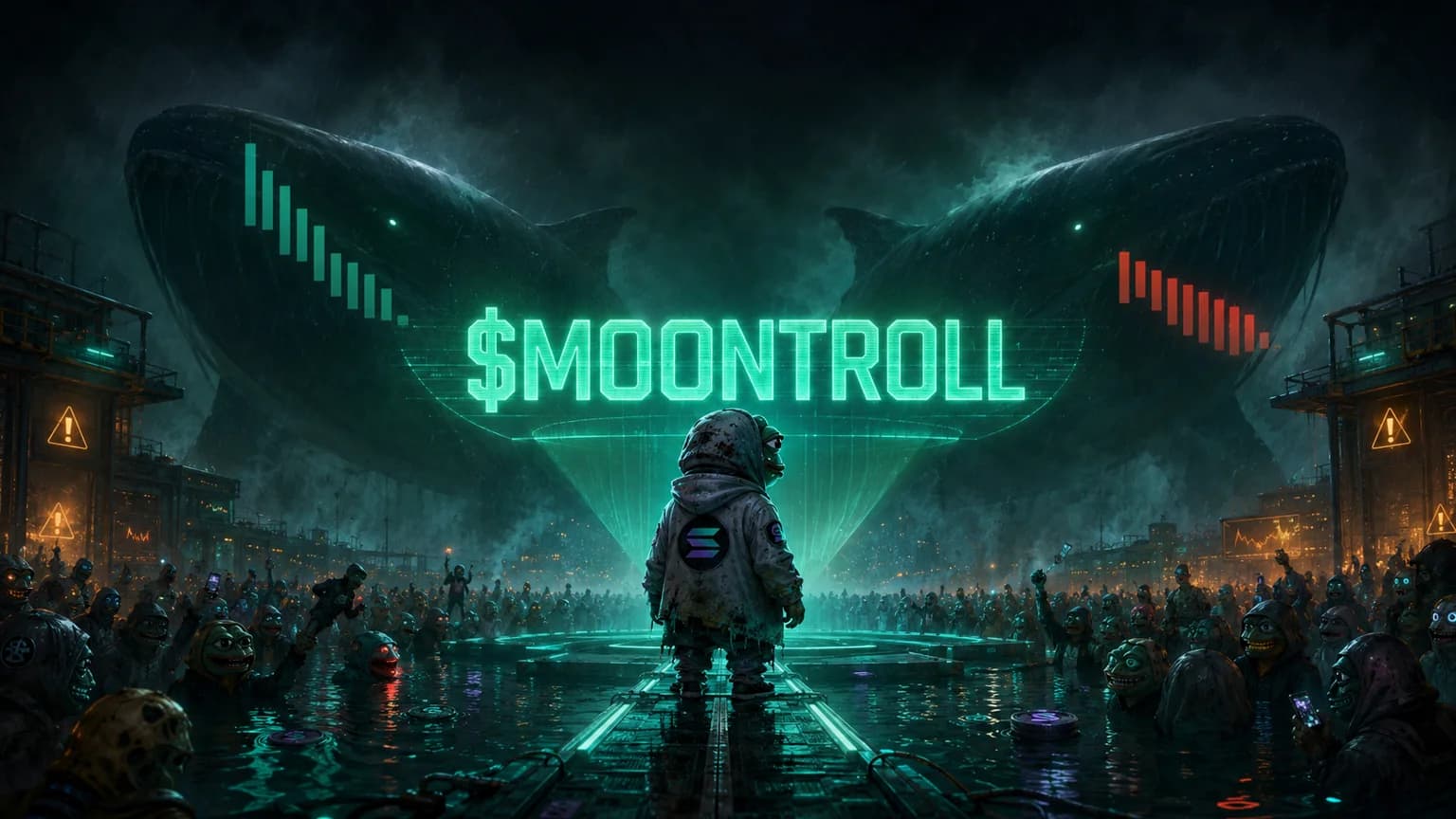 MOONTROLL Printed $109.9K of Solana Volume in Its First 40 Minutes, but 55.3% of Supply Is Already Sitting in Three Wallets