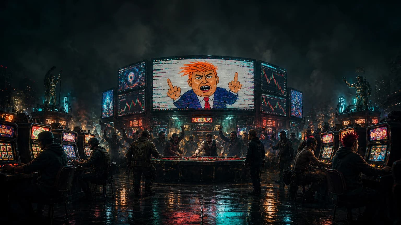 MS Paint Trump Hit $552.2K of Volume in Under Two Hours as Solana Reopened the Political Meme Casino
