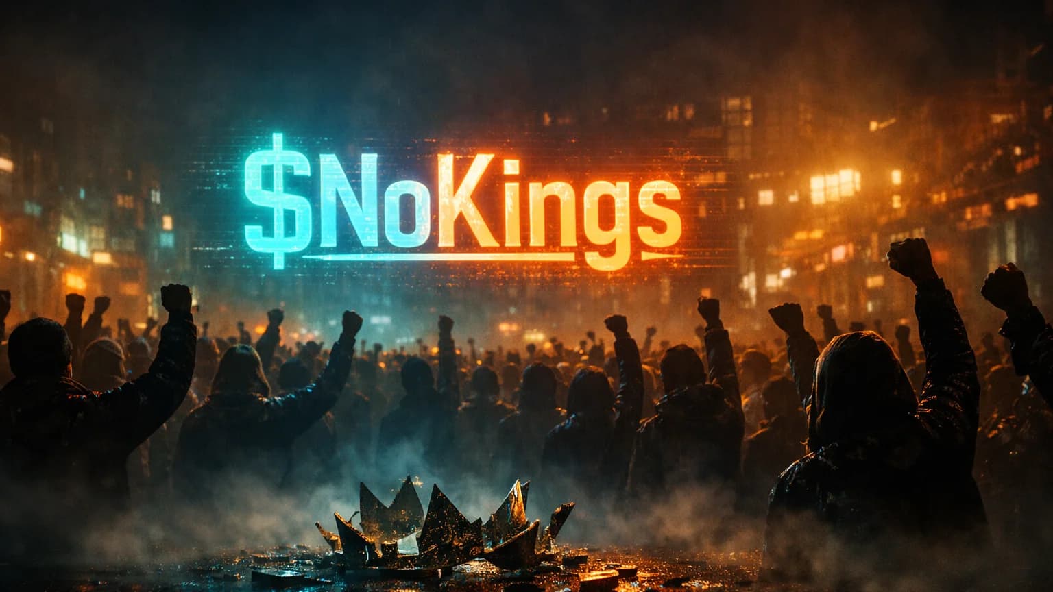 $2.3M Market Cap in Hours — The 'No Kings' Rebellion Token Just Exploded 5,890%