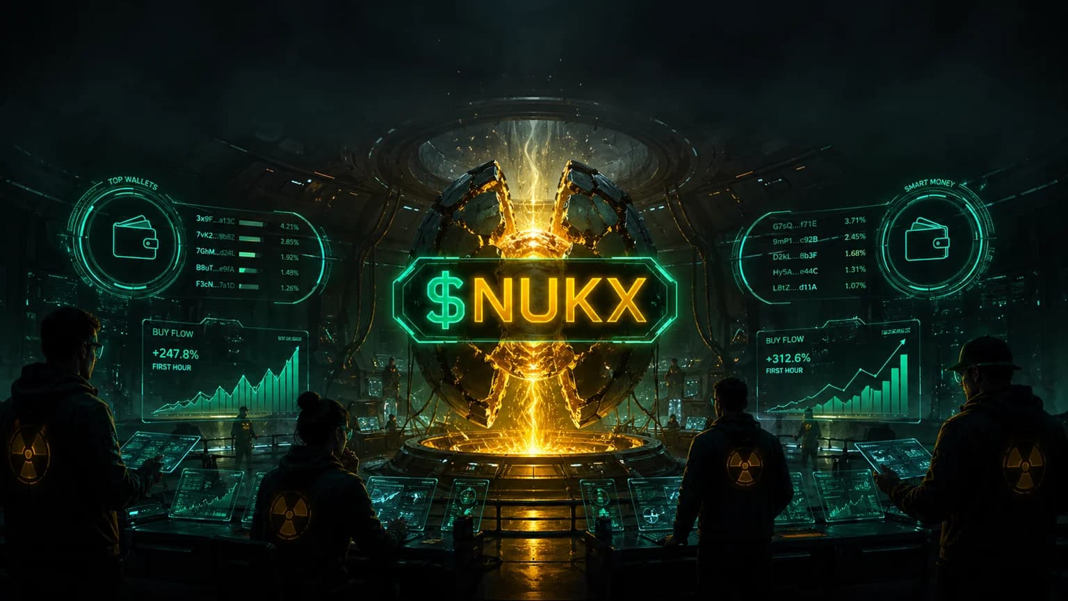 NUKX Printed $160K in Volume in Under an Hour, and the Holder Map Looks Too Clean for a Fresh Solana Launch