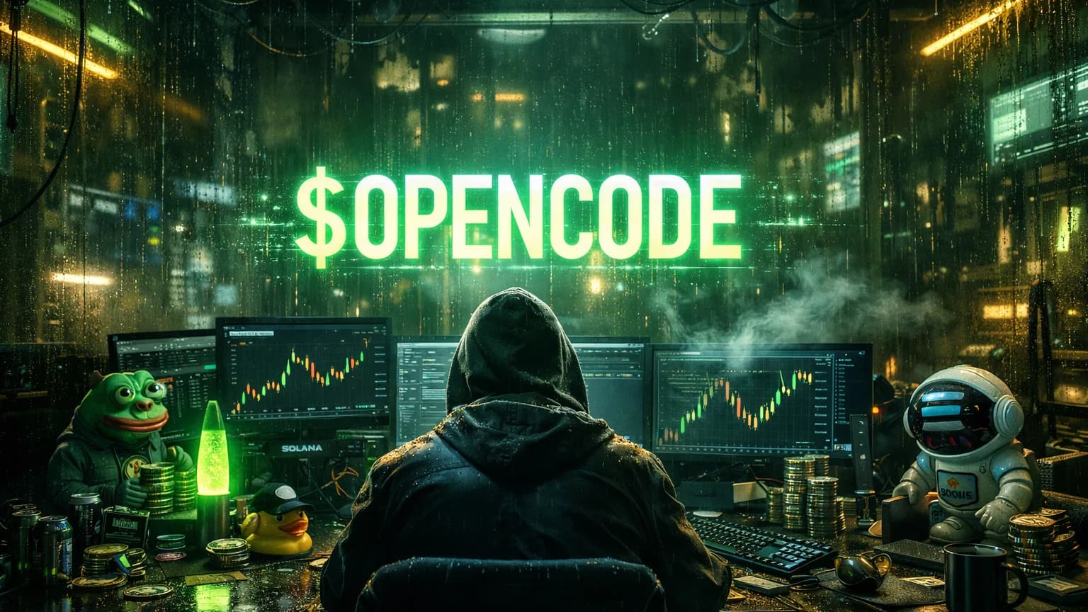 OPENCODE Turned AI-Agent Brainrot Into a Solana Trade — and the Culture Joke Is Doing Better Than the Fundamentals