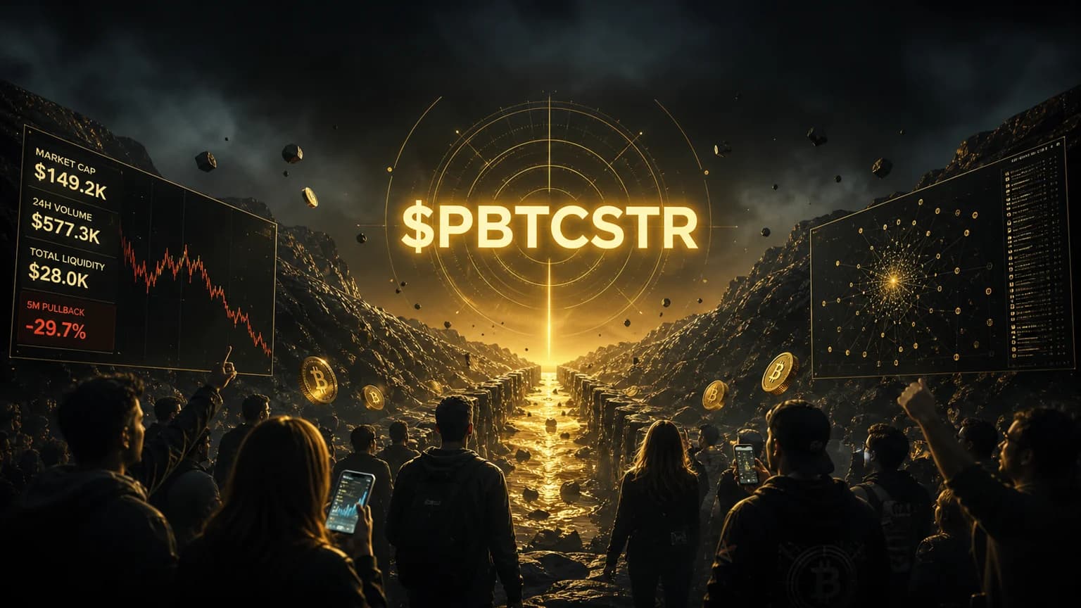$PBTCSTR Built a Surprisingly Clean First-Hour Holder Map on Solana, but the Exit Door Is Still Tiny