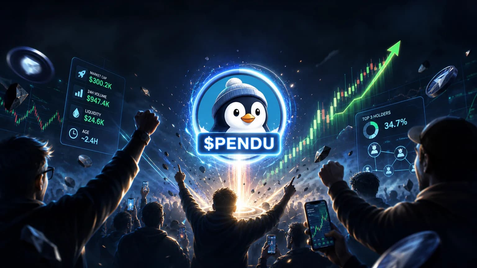 $PENDU Printed a Near-$1M First-Day Sprint on Solana, but the Board Is Already at the Hard Part
