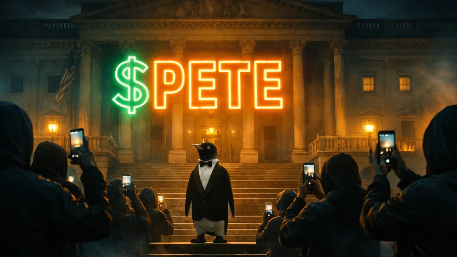 A Surreal White House Penguin Photo Just Spawned an $11M Memecoin Ecosystem — Meet Pete the Penguin
