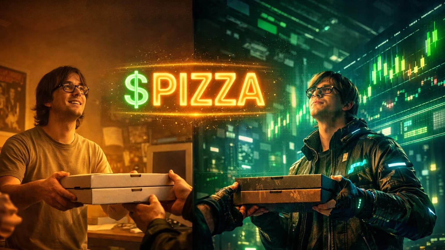 Bitcoin Pizza Day Nostalgia Hits Solana: $PIZZA Surges 6,547% as Crypto's Most Iconic Origin Story Becomes a Meme Token