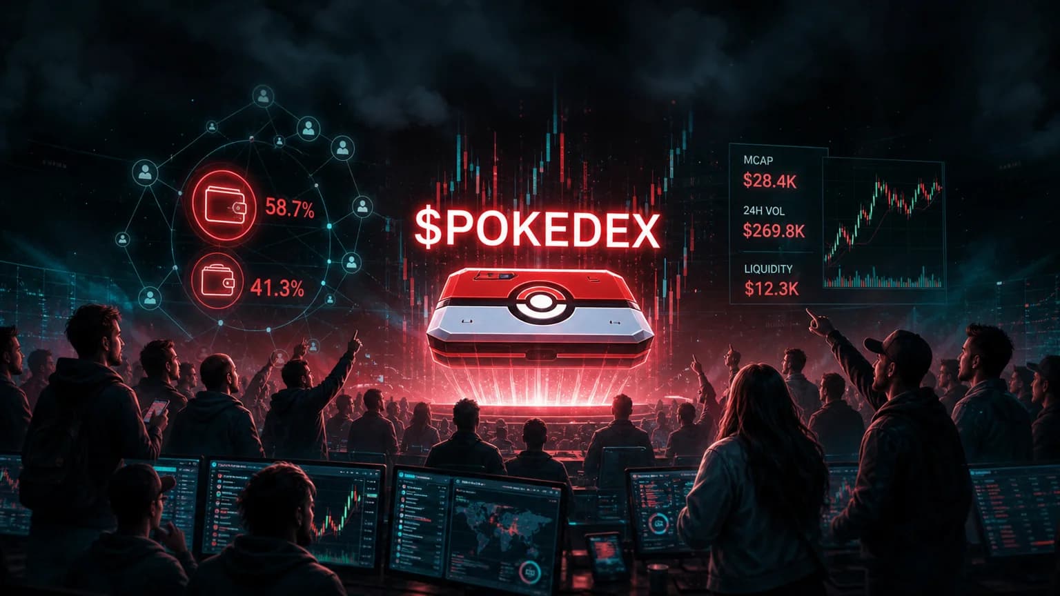 $POKEDEX Found a Real Solana Bid, but the Holder Map Is Why the Next Hour Matters More Than the Joke