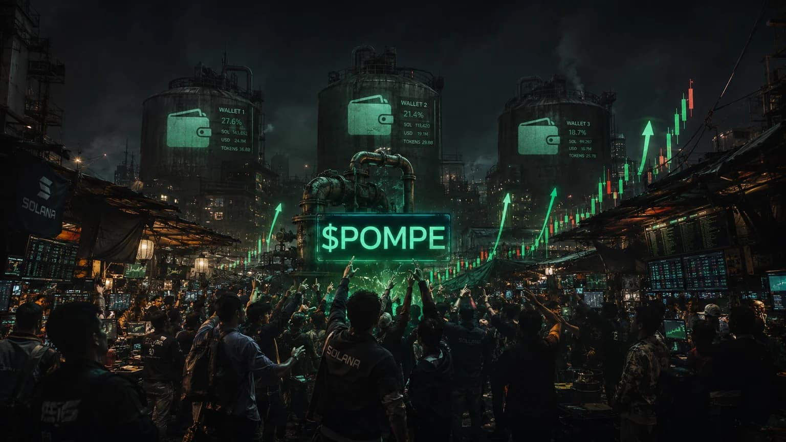 POMPE Put Up 81% Buy-Side Flow and $158.7K of Solana Volume in Its First Four Hours