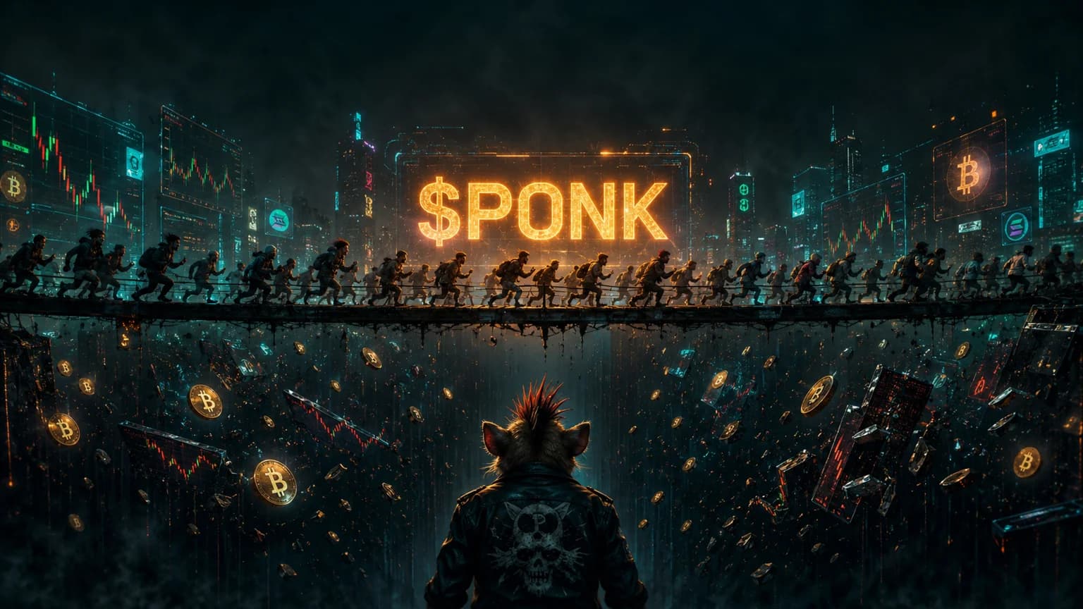 PONK Found a Bid on Solana, but the Liquidity Hole Turns the Whole Move Into a Knife-Edge Trade